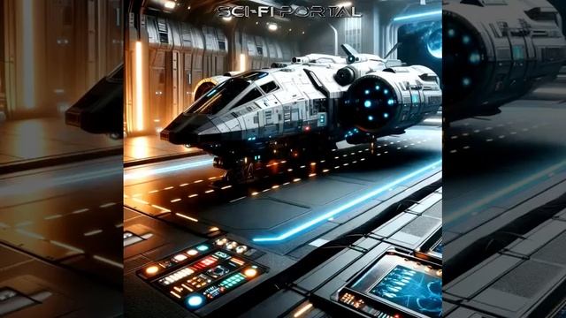 Spaceship in Hangar - Solaris Explorer