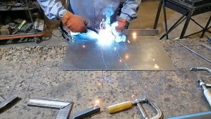 Мангал в стиле лофт.