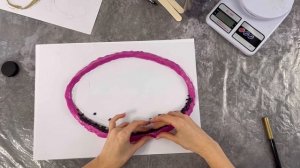 Как сделать эффект мятой ткани эпоксидной смолой. Resin A