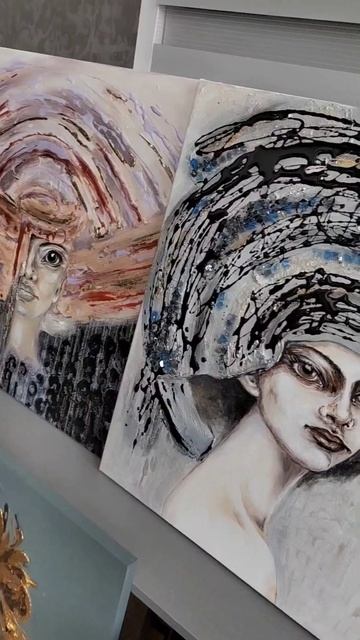 Картины на заказ. Диптих 60х60 #современныекартины #art #интерьер #длядома
