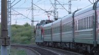 ЭП1М-761 с поездом №84 Москва-Адлер следует по перегону Миллерово-Тарасовка