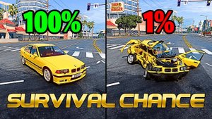 Реалистичные аварии с шансом на выживание #90 😱|BeamNG.Drive| Бименджи Драйв