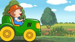 Farm Animals. Farm Story Cartoons (10 mins non-stop version).