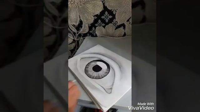 Глаз с эффектом  3D😍😍