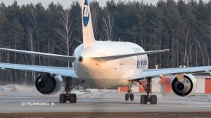 ✈Боинг взлетает без закрылков . Аэропорт Внуково