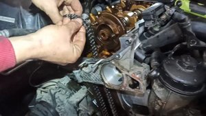 BMW E39 523i замена цепи ГРМ