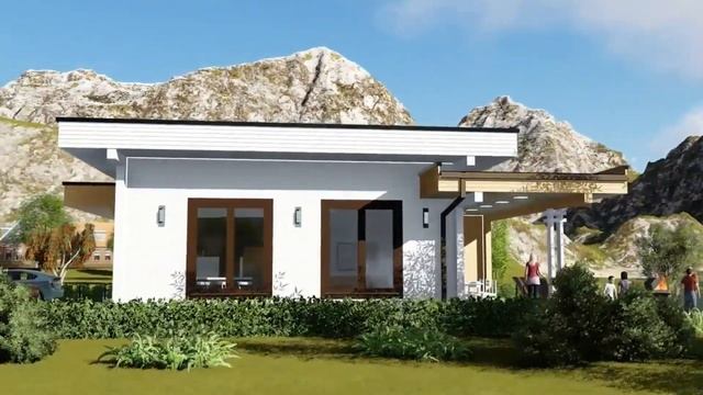 Компактный и стильный дом для небольшого участка! 🏡 И