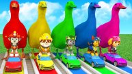 Игра PAW Patrol Ultimate Rescue с длинным слайдом с коровой Слоном Гориллой Бегемотом Тигром