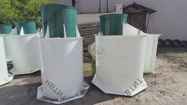 Пластиковый кессон для обустройства скважины ТИТАН П 1500 [ОБЗОР кессона для скважины на воду] смотреть онлайн