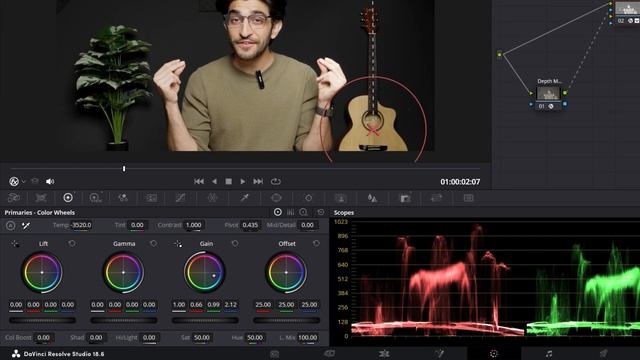 How To FAKE Cinematic Lighting with just ONE Light - DaVinci Resolve Tutorial