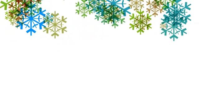 фон снежинки