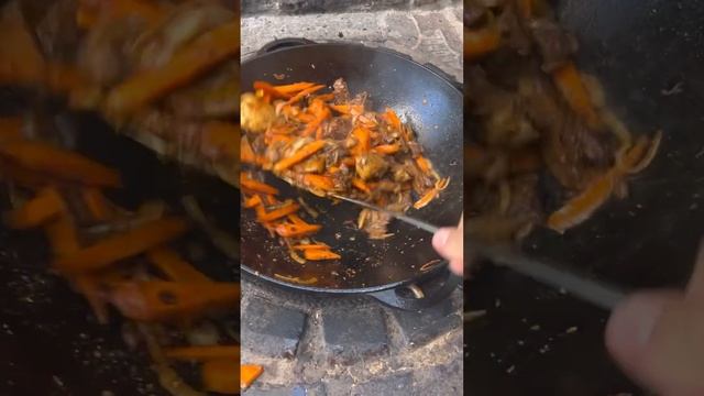 Ідеальний розсипчастий ПЛОВ! #дача #їжа #плов #казан #т? смотреть онлайн