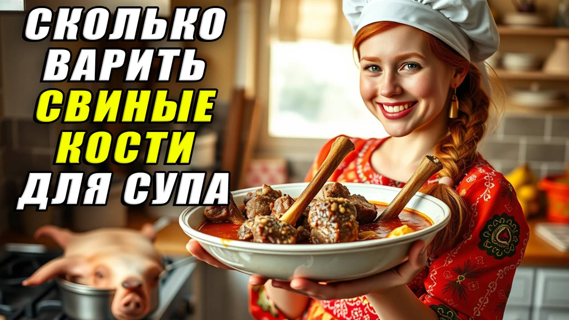 Сколько варить кости свинины для супа смотреть онлайн