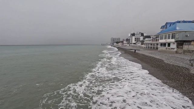 Суровое утро! Погода в Лазаревском 24.02.2025. ПОГОДА ЛАЗА? смотреть онлайн