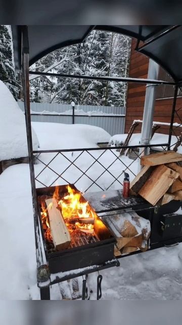 Мангал Шерз, Лидер-2, Крым, Очаг с крышей по т.84957644402 или смотреть онлайн