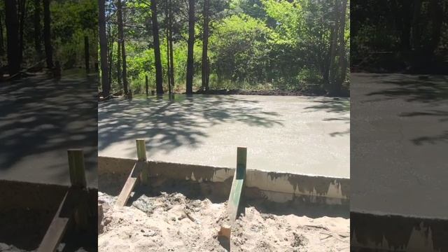 закончили строительство фундаментной плиты под баню ? смотреть онлайн