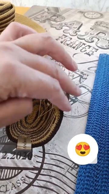 Шитье из шнура в технике зигзаг. Мини-корзинка из оста? смотреть онлайн