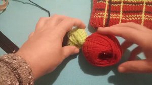 Кошелек спицами ( косметичка).