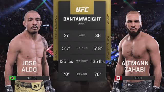 UFC 315 - ЖОЗЕ АЛЬДО ПРОТИВ АЙМАННА ЗАХАБИ