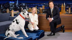 Naomi Watts at Jimmy Fallon's show