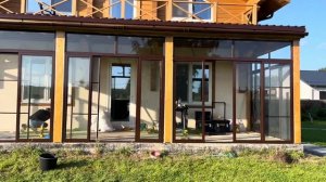 Остекление раздвижными окнами террас и веранд в Санк?