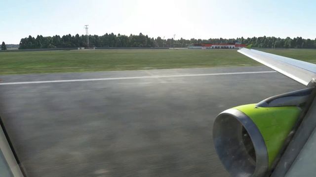 Вылет из Домодедово глазами пилота на самолёте Airbus A320-