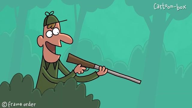 Коробка мультфильма Холодная ночь 238 ОТ ЗАКАЗА КАДРА Веселый мультик охотника
