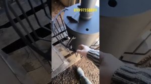 Печь для бани из металла 8мм с закрытой каменкой и бако