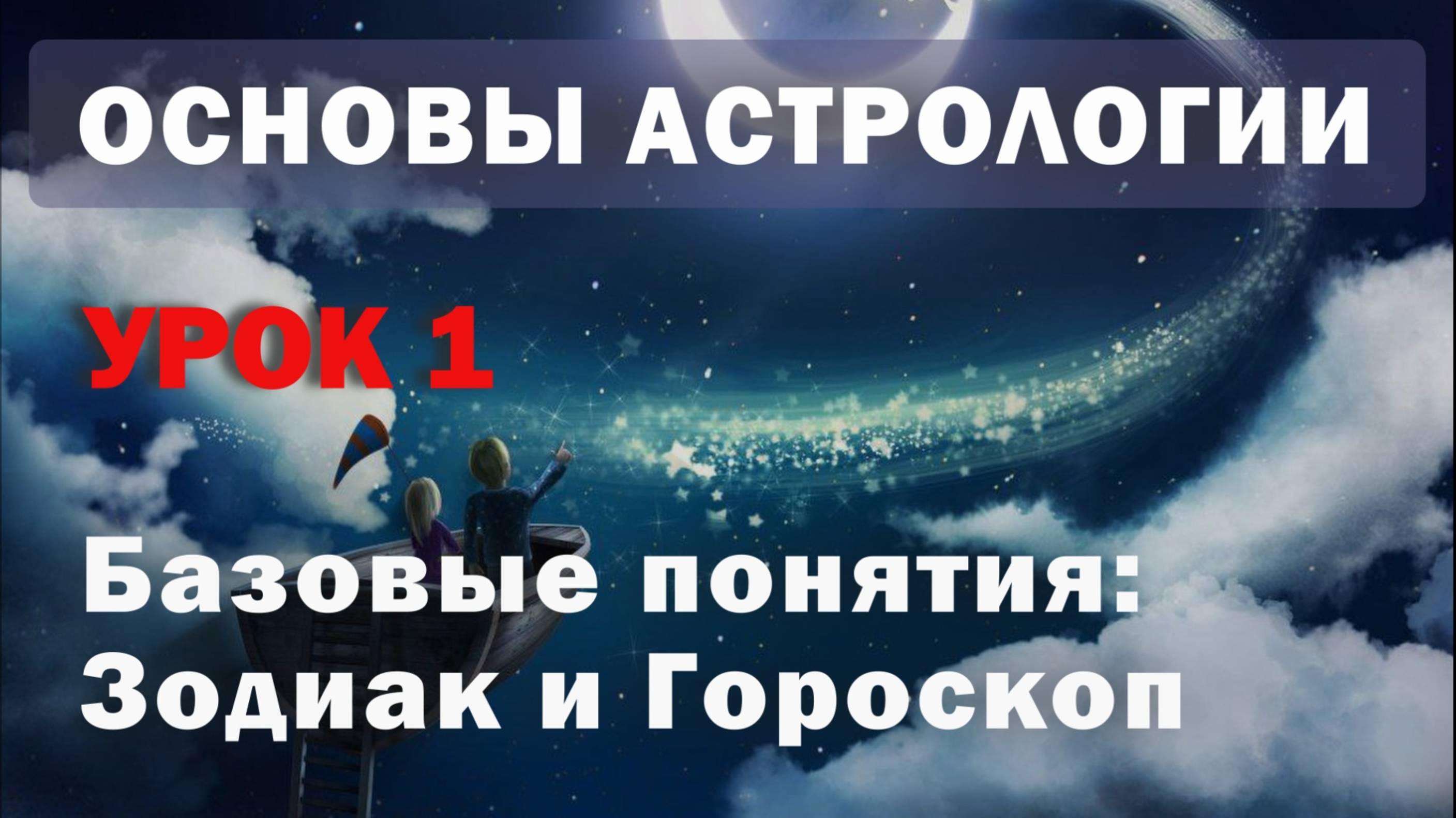 Базовые понятия астрологии. Урок 1