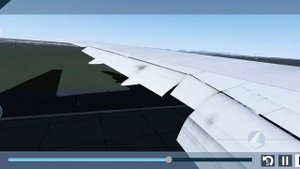 Первая нормальная посадка в X-Plane Mobile на 777