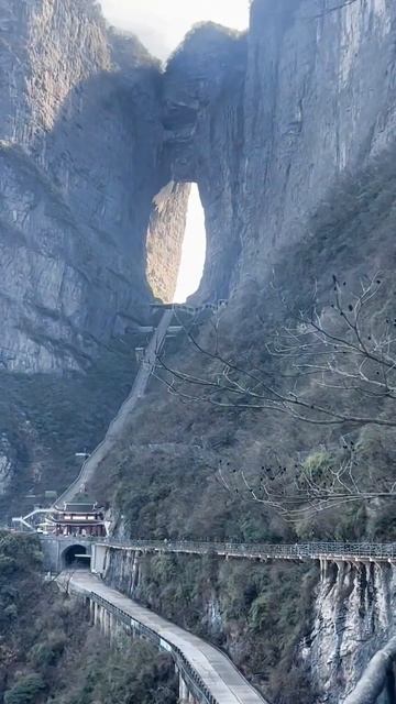 Китай, Небесные врата 中国、张家界、天门山 Портал! #bskargo #китай