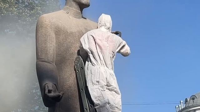 Очистка скульптур в Санкт-Петербурге | Обработка исторических памятников
