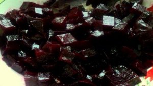 Винегрет с фасолью и сельдью