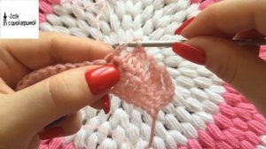 УЧИМСЯ ВЯЗАТЬ КРЮЧКОМ⋙ Урок 4 ⋙ Столбики с общей вершиной ✔