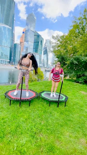 😍А девочки то, ммм #джампингфитнеснабатутах #projumping #п?