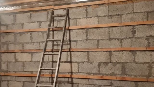 Строительство бани  Продолжение