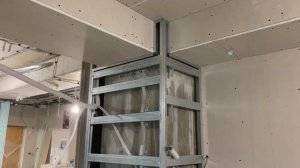 Колонна с ГКЛ 12.5 мм х2. Каркас и обшивка.