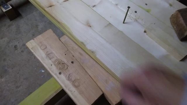 Начало укладки половых досок на веранде 👍The beginning of layi смотреть онлайн