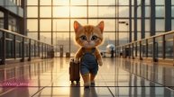 Woolly MeowTiny cat travel in Italy