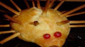 Булочки ежики