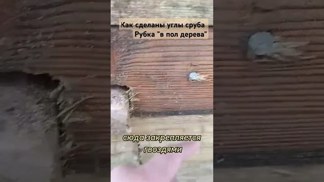Ремонт деревянного дома - переделка сруба. Объект - хут