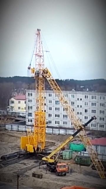 Растёт башенный кран! #shorts