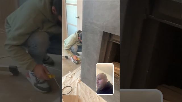 Облицовка камина каменным шпоном смотреть онлайн