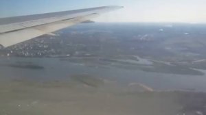 Посадка в Толмачево (Landing in Novosibirsk).Новосибирск.
