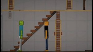 мини фильм существо в подвале в| melon sandbox