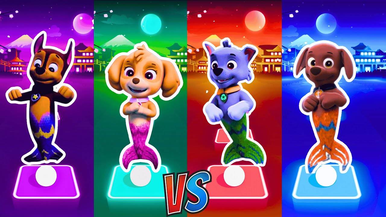 ЩЕНЯЧИЙ ПАТРУЛЬ БАТЛ | ГОНЩИК VS СКАЙ VS ЗУМА VS РОККИ