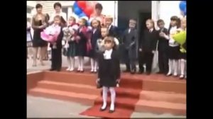 Прикол на линейке в школе.