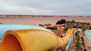 Обзор Waterworld — самый большой аквапарк Египта (из Jaz Makadi