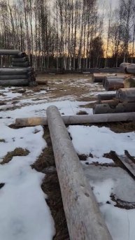 Перевозка сруба самосвалом 🚛🚚🏡 #экоторф #ржевскийо