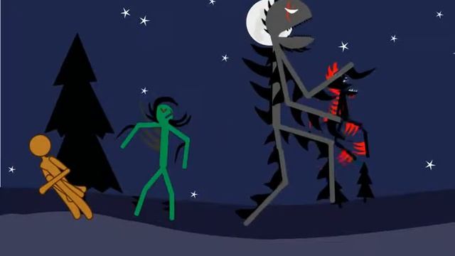 злые стикмены и девушка Дженни создаём мульт2